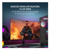 27 GAMEPOWER Vivid V60 27" Curved RGB SİYAH 240Hz 0.5ms Curved  VA Monitör 